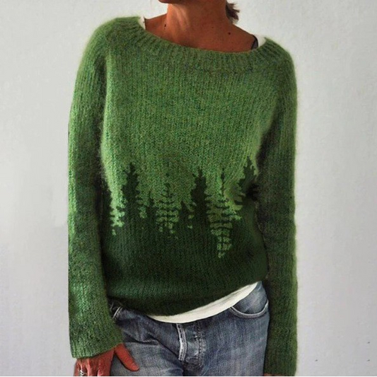 Krystyna | Retro Scandinavian Knitted Sweater