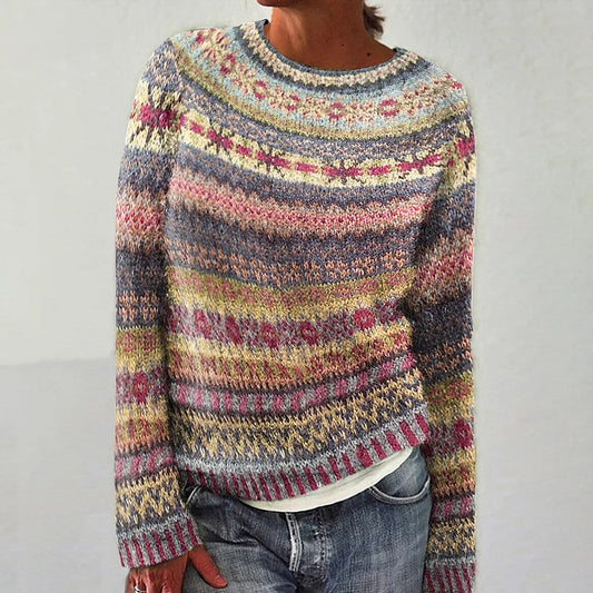 Joanna | Retro Scandinavian Knitted Sweater