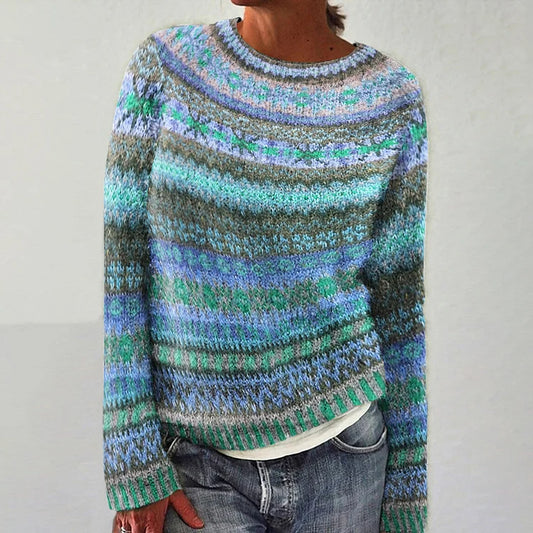 Teresa | Retro Scandinavian Knitted Sweater
