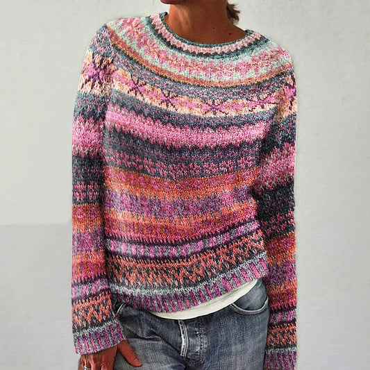 Danuta | Retro Scandinavian Knitted Sweater