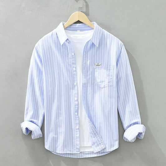 Jonas Striped Linen Shirt
