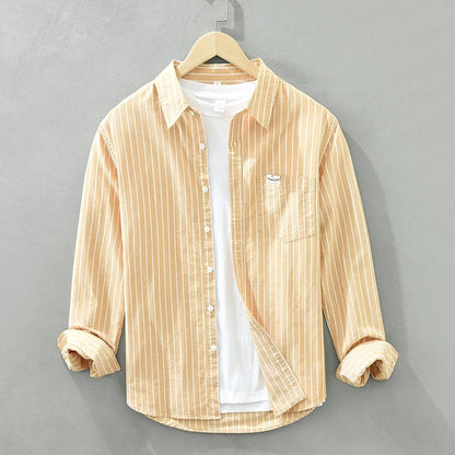 Jonas Striped Linen Shirt