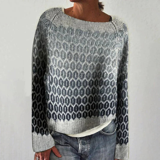 Bogumiła | Retro Scandinavian Knitted Sweater