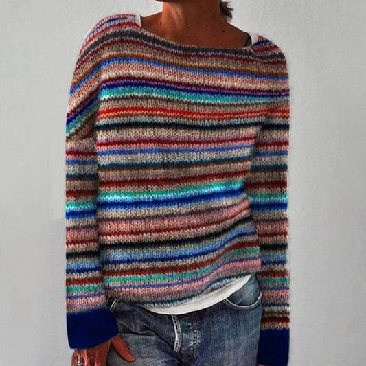 Barbara | Retro Scandinavian Knitted Sweater