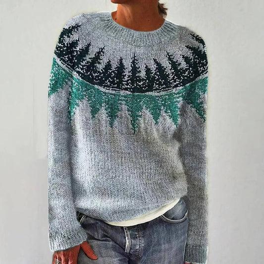 Monika | Retro Scandinavian Knitted Sweater