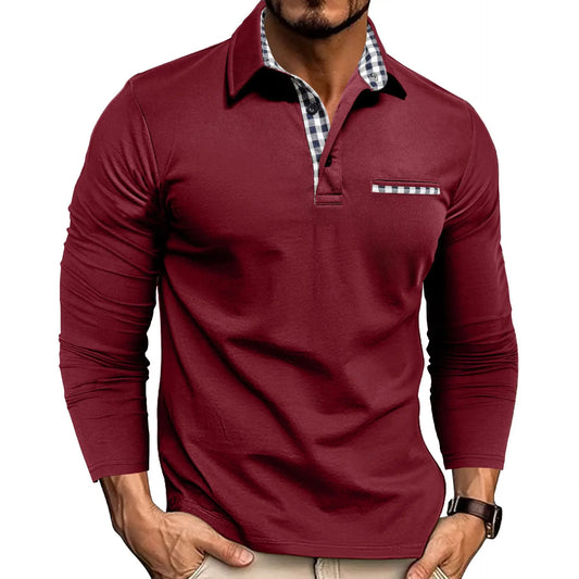 Marivelle™ | Classic Long Sleeve Polo Shirt