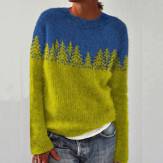 Helena | Retro Scandinavian Knitted Sweater