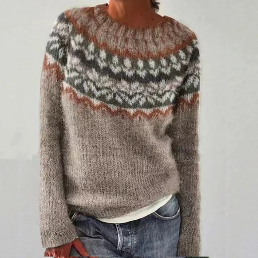 Beata | Retro Scandinavian Knitted Sweater
