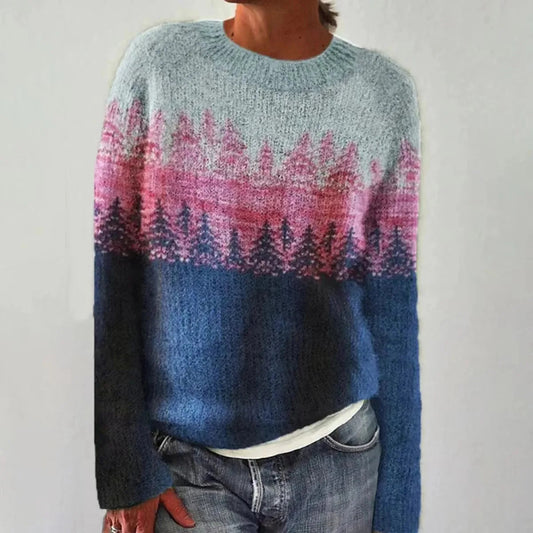 Avy - Retro Scandinavian Knitted Sweater